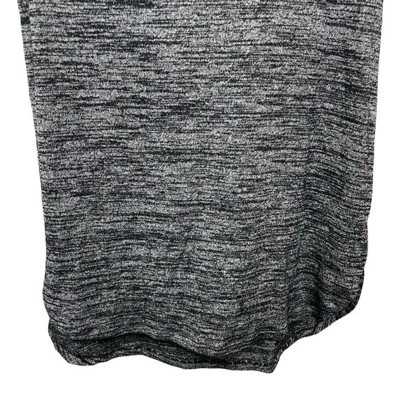 Athleta Cutout Back Tank Top Soft Heathered Dark Gray Relaxed Fit Size Small - Picture 3 of 10